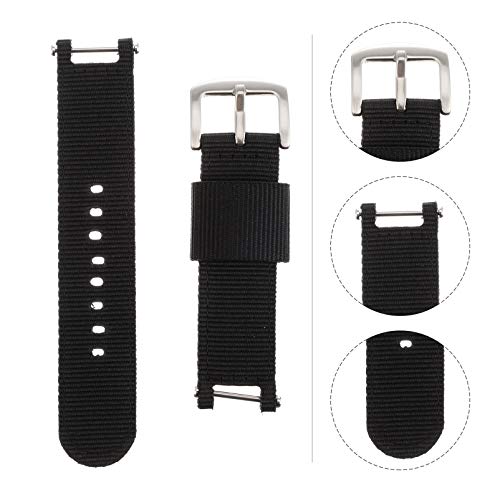 VILLCASE Relógio de Tiras de Lona de Faixas de Relógio de Substituição de Liberação Rápida Compatíve