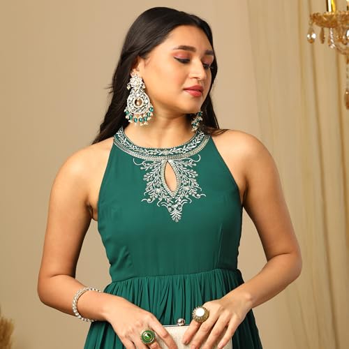 Image of Globus Women Ethnic Dress (GS567480 Purple XS)