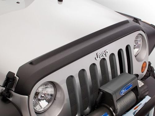 Déflecteur d'air noir mat pour capot de Jeep Wrangler JK 1538.21