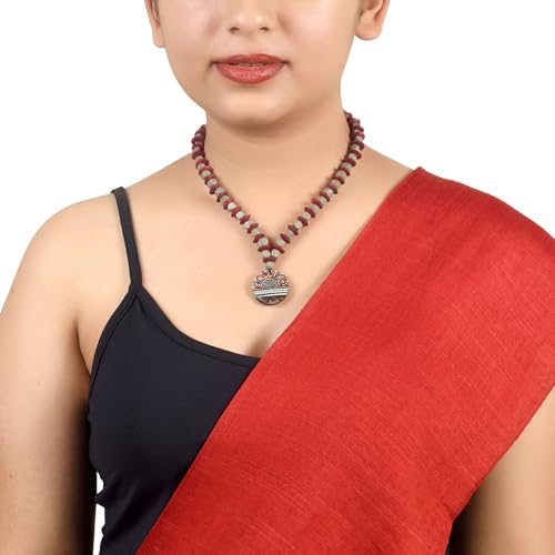 Image of AAKRITI ART CREATIONS Handcrafted Tribal Necklace Collection | Royal & Queen-Inspired Artisan Brass Statement Jewelry | Ethnic, Elegant & Regal Necklaces for Women