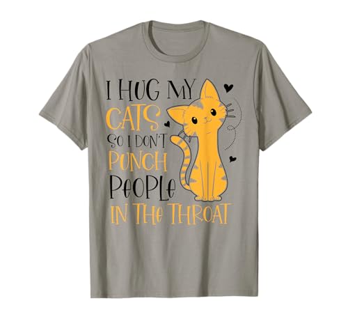 Regalo divertido para amantes de gatos Abrazo a mi gato para Camiseta