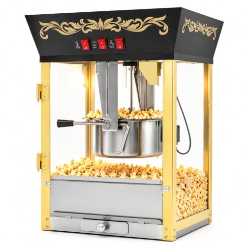 Image of 12oz Popcorn Machine, Home Movie Theater Style Popcorn Maker
