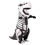 Spooktacular Creations Inflatable Halloween Costume Skeleton Dinosaur Full Body T-Rex Inflatable...