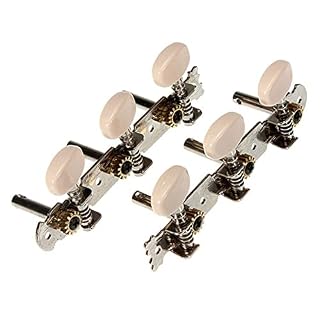 Alice Lot de 6 mécaniques de guitare acoustique 3L 3R style vintage – A0D-017 - Les Beatles, Paul McCartney, John Lennon, RIngo Starr, George Harrison