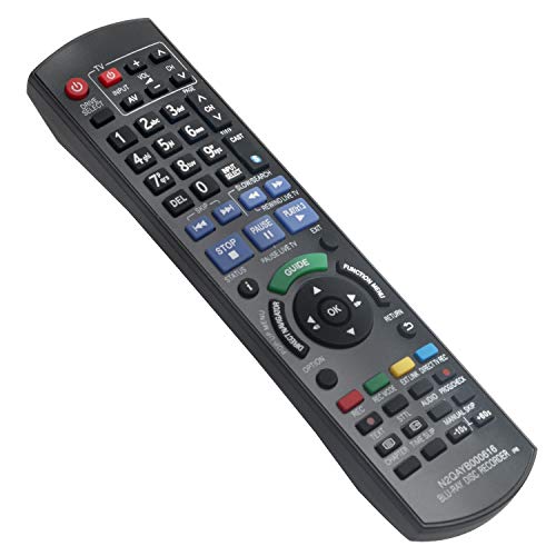 N2QAYB000616 Télécommande de Remplacement - VINABTY N2QAYB000616 Blu-Ray Disc Recorder IR6 Télécommande pour Panasonic DMR-BWT700EC Dmr-bwt700 DMR-BST700EG DMR-BST700 DMR-BST701 DMR-BST800 DMR-BWT800