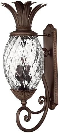 Hinkley Plantation Four Light Outdoor Large Wall Mount, Copper Bronze