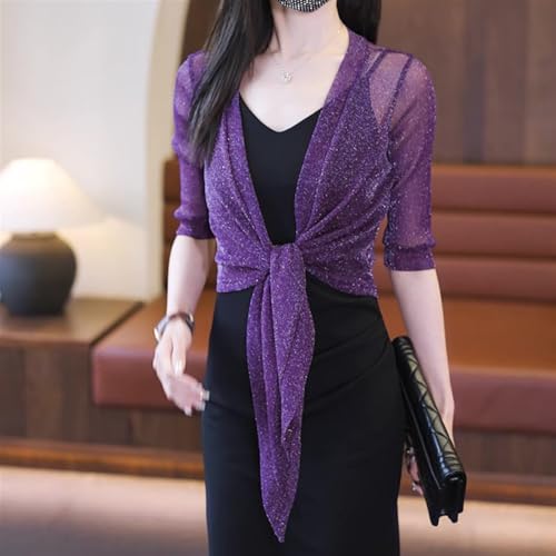 GIBZ Shawls and Wraps for Summer Dresses, Sparkling Cardigan Wedding Party Bridal Stole Sarong Cover Ups4