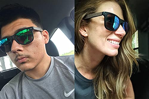 Image of Mens Polarized Wood Sunglasses for Men Women, Womens Sunglasses Wooden Sides Bamboo Glasses