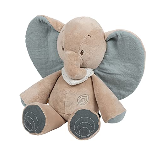 Nattou Kuscheltier aus Baumwolle, Axel Elefant, Grün/Beige