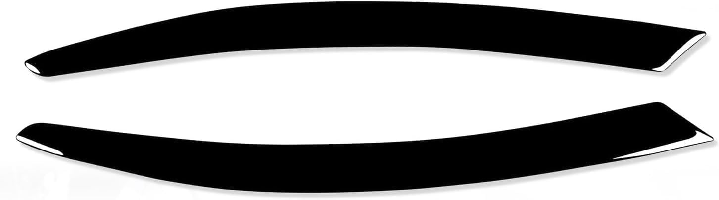 YETFDGH Headlight Eyebrows for Audi A6 C6 4F 2004 2005 2006-2009,Car Headlight Eyebrow Cover Trim Head Light Lamp Sticker Eyelids Trim Cover（1 pair）