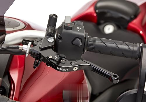 FECHTER DRIVE Motorsport GmbH PROTECH Bremshebel schwarz kompatibel mit KTM 790 Duke 2018-2020 KTM 790 Duke verstellbar I klappbar