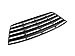 MP Concepts Rear Window Louvers; Matte Black Compatible for 08-23 Challenger
