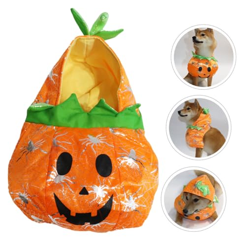 Disfraz de Calabaza Halloween para Perros y Gatos miniatura 6