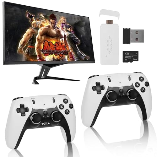 Image of Voila M22 Classic Retro Gaming Console - 64GB Linux System, 30,000+ Games, 52 Emulators, Dual Wireless Controllers, 1080P HD Output, CE /ROHS /BIS Certified