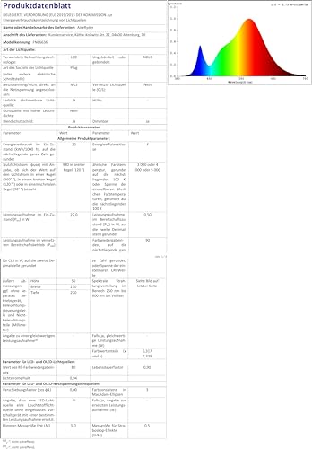 Aireryder Ventilatore a Soffitto con Illuminazione...