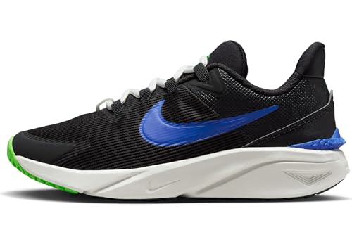 Nike Star Runner 4 Nn (GS), Zapatillas Deportivas, Negro y Azul, 38 EU