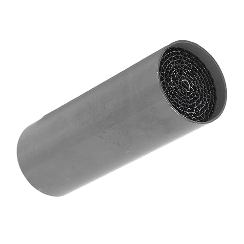 Tonysa - Motorrad-Auspuffrohr-Katalysator, Edelstahl, Vorderer Mittlerer Auspuff-Schalldämpfer-Katalysator, Universell für (35 * 100mm)