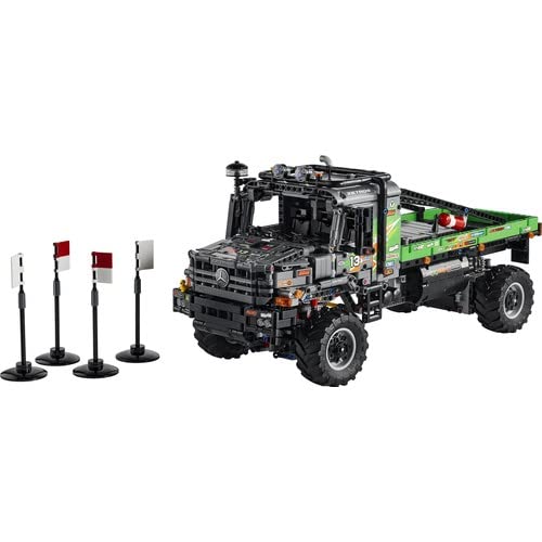LEGO 42129 Technic Le Camion d’Essai 4x4 Mercedes-Benz Zetros, Voiture Télécommandée, Camion Jouet, Contrôle Via Application