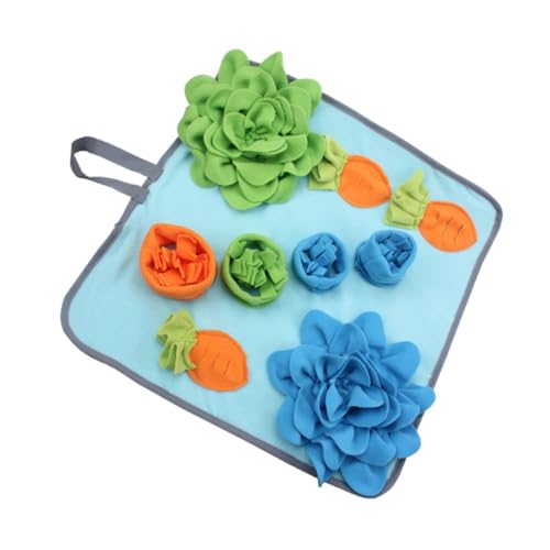 FONDOTIN Snuffle Mat for Indoor Pets Rabbit Cat Bird Slow Feeding Cushion Felt Safe Comfortable Dining