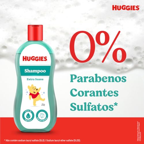 Huggies Shampoo Extra Suave Hipoalergênico... glide