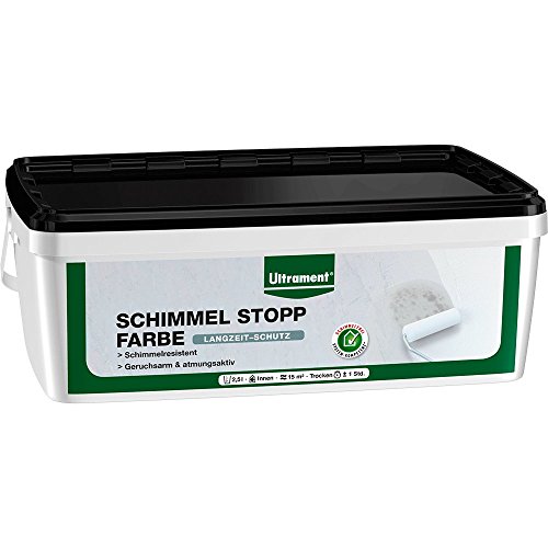 Ultrament Schimmel Stopp Farbe, weiß, 2,5l Cover