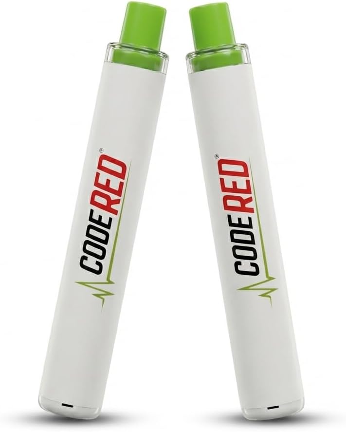 Code Red V-Aid Mullein Mint Diffuser - Plant-Based Herbal Diffuser Stick with Cool Mint, Mullein, Thyme - Relaxation Stick for Daily Balance - 600 Uses - 2 Pack