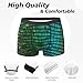 yyunbmr Cool Funny Boxer Briefs for Men Humorous Trunks 3D Cut Underwear Mens Fashion Shorts Magical Pattern Print, Black, M