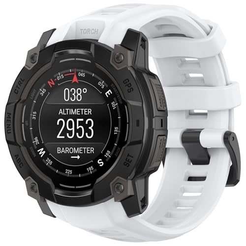 Correa de silicona para Garmin Instinct 3 45mm 50mm miniatura 1