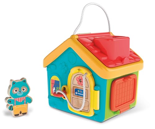 Casita de actividades Clementoni que potencia las habilidades manuales y psicomotricidad fina