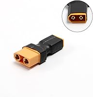 Vista 3 de 2 pares sin cables XT90 conector a XT60 conector inalámbrico macho hembra adaptador de conversión de enchufe para RC Hobby modelo FPV Drone Car Lipo