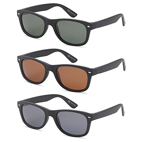 Gamma Ray Polarized Sunglasses 3 Pack Men and Women