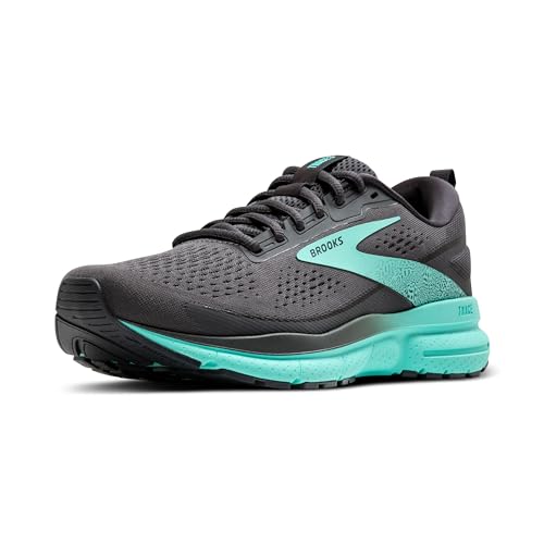 BROOKS Damen Trace 3 Sneaker, Ebenholz/Kakadu, 40.5 EU