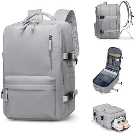 Romantic Crown Mochila de Viagem Expansivel Avião Grande Feminina...