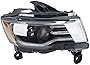 KARPAL Right Passenger RH Side Xenon HID Headlight Assembly Compatible with 2017-2021 Jeep Grand Cherokee 68266648AH