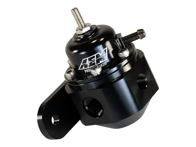 AEM 25-302BK Black High Volume Adjustable Fuel Pressure Regulator - Image 5