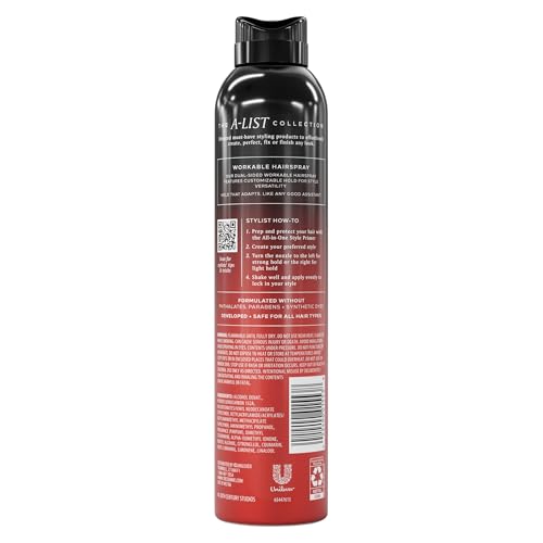 Image of TRESemme Groundbreaking Workable Hairspray, A-List Collection The Devil Wears P A-LIST Collection for Brushable + Customizable Hold, Developed Safe for All Hair Types, 8.5 Oz