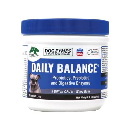 DOGZYMES Dissolvable Powder Digestive Enhancer for Dogs, (8 Ounce)