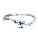 BRILLA TAETEA Women's 7" Bracelet Bangle Fashion Jewelry with Swarovski Crystals