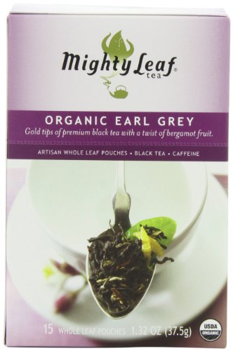 Mighty Leaf Black Tea, Organic Earl Grey, 15 Pouches (Pack Of 3) Package May Vary #TOP1
