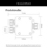IP68 wodoszczelna puszka rozgałęźna, 3-drożna, czarna, zewnętrzna puszka rozdzielcza z materiału PC PA9, złącze kablowe do kabla ziemnego Ø 4-15 mm, do ogrodu, budownictwa podziemnego, do instalacji