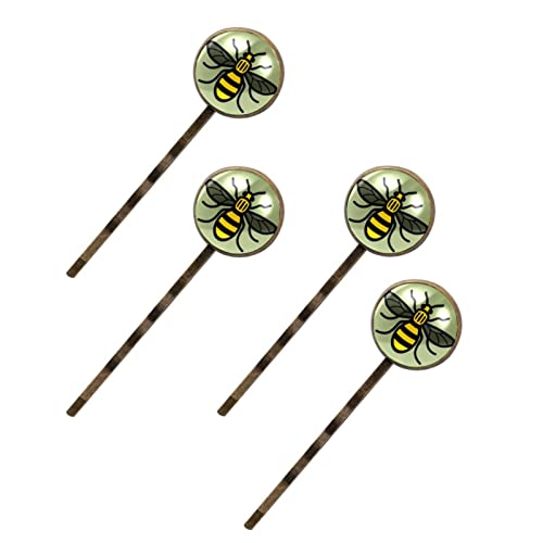 Barrettes à cheveux abeille pour femme - Lot de 4 - Idée cadeau idéal