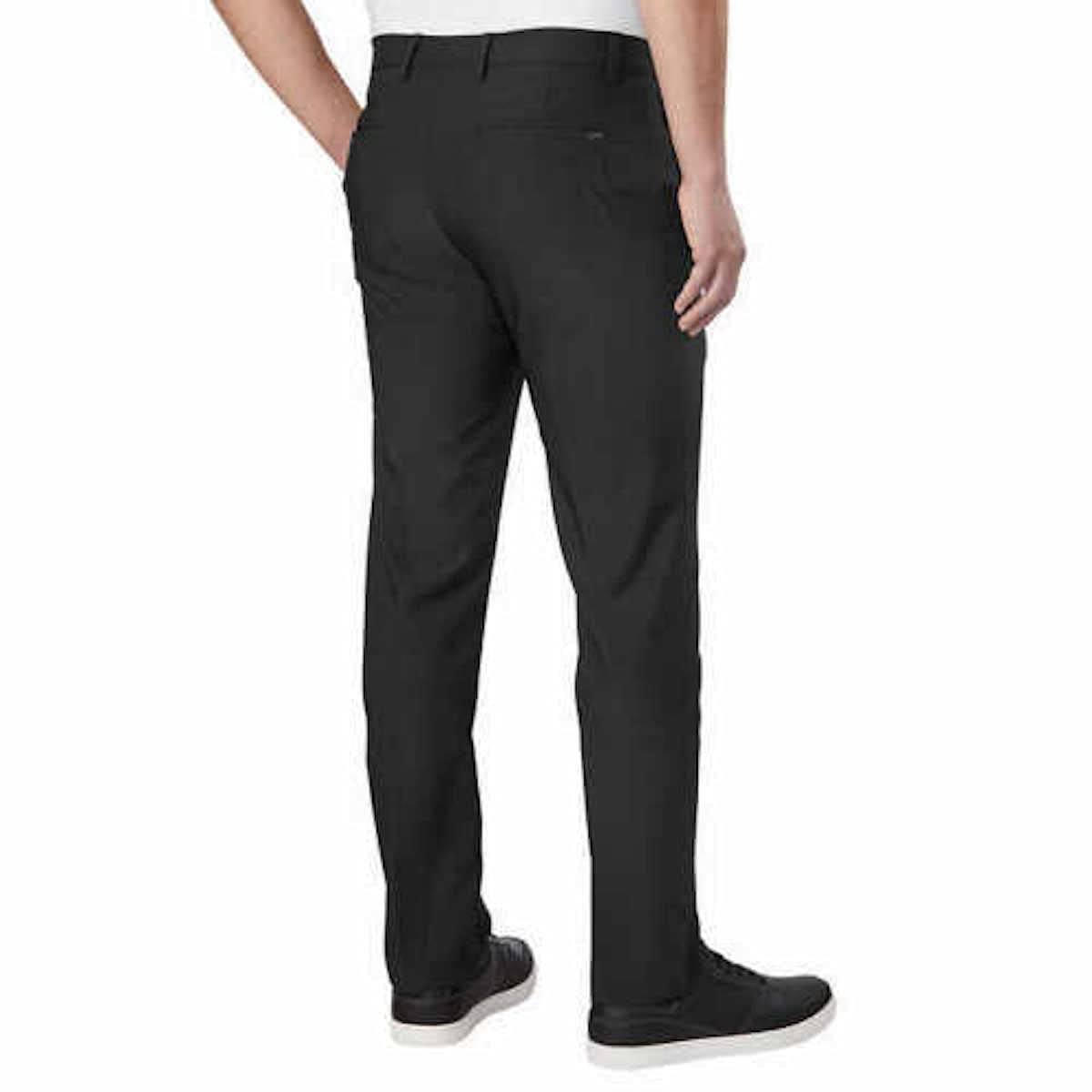 Greg Norman Men's ML75 Performance Classic Pant (Black, 32W x 34L)