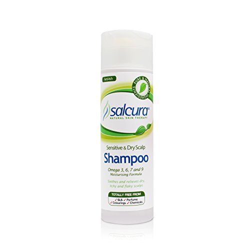 Salcura Natural Skin Therapy, Omega Rich Shampoo, Perfect For Anyone With A Sensitive Scalp Looking To Avoid Harsh, Scalp-Upsetting Chemicals 200ml