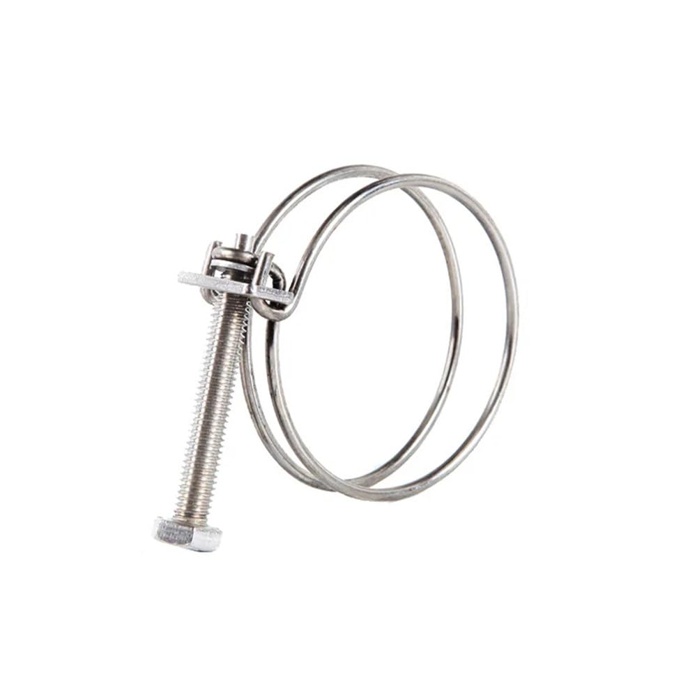 Podwójne zaciski do węży, zaciski do rur, Zacisk węża z podwójnym drutem ze stali nierdzewnej 304(2629mm X 3.0)