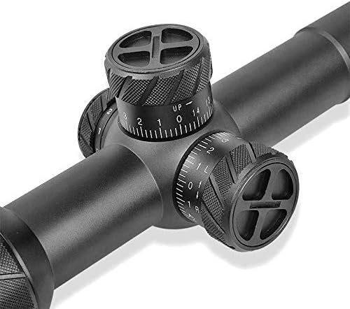 Sniper NT 1 8X24 Scope Red Green Illuminated Reticle 30mm Tube with Scope Rings Image