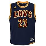Outerstuff NBA Cleveland Cavaliers James # 23 Boys 8-20 Replica Alternate Jersey, Large (14/16), Gold