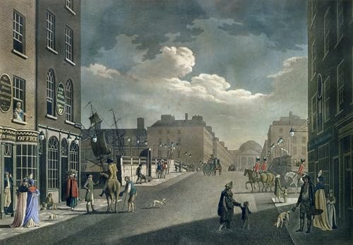 Tableau de Dublin sur toile 60x90cm pour habiller un grand mur vide avec élégance