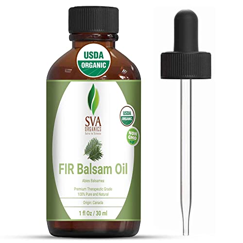 Sva Organics Fir Balsam Essential Oil Organic Usda 1 Oz 100% Pure Natural Unrefined Premium Therapeutic Grade Oil #TOP26