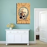 Albert Einstein Poster Canvas Poster Unframe-style 12x18inch(30x45cm) - Image 4