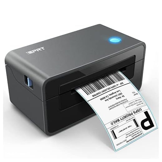 iDPRT Thermal Label Printer SP410 Thermal Shipping Label Printer, 4x6 Label Printer, Thermal Label Maker, Compatible with Shopify, Ebay, UPS, USPS, FedEx, Amazon & Etsy, Support Multiple Systems